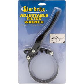 STAR BRITE Oil Filter Wrench (ADJ) 2-3/4" x 4" (028908)