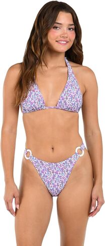 Citrus Women's Standard Triangle Halter Bikini Swimsuit Top in Kuwait