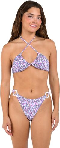 Citrus Women's Standard Triangle Halter Bikini Swimsuit Top in Kuwait