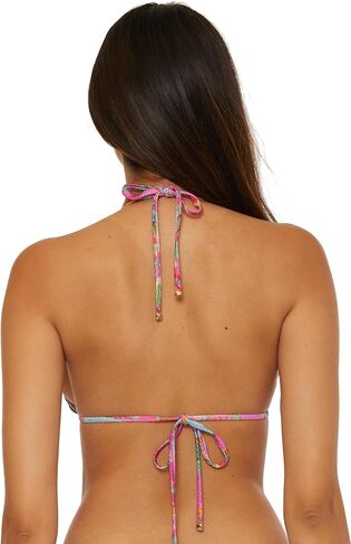 BECCA Women's Polynesia Triangle Bikini Top, Adjustable, Tie Back, Swimwear Separates in Saudi Arabia