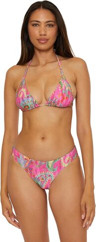 BECCA Women's Polynesia Triangle Bikini Top, Adjustable, Tie Back, Swimwear Separates in Saudi Arabia