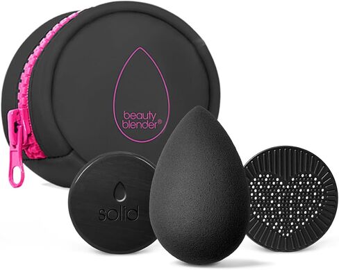 beautyblender Discovery Kit - Makeup Sponge & Makeup Sponge Cleaner, Portable Protection Case, Professional Blending Application, Vegan & Cruelty Free, Made in the USA in Kuwait