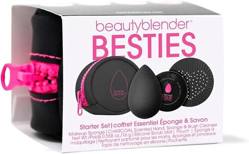 beautyblender Discovery Kit - Makeup Sponge & Makeup Sponge Cleaner, Portable Protection Case, Professional Blending Application, Vegan & Cruelty Free, Made in the USA in Kuwait