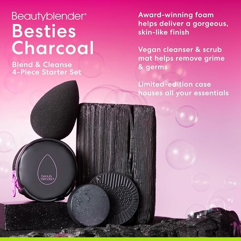 beautyblender Discovery Kit - Makeup Sponge & Makeup Sponge Cleaner, Portable Protection Case, Professional Blending Application, Vegan & Cruelty Free, Made in the USA in Kuwait