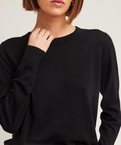 Women's Cotton Cashmere Crewneck in Saudi Arabia