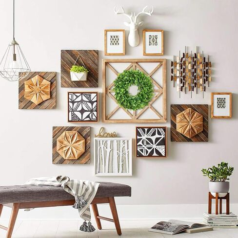 Lvydec 2 Pack Artificial Boxwood Wreath - 11" Mini Green Wreath for Wall, Window, Table Decoration in Saudi Arabia