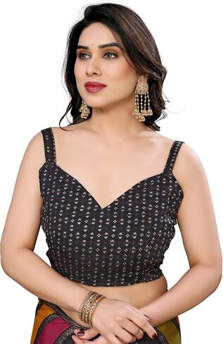 Mohit Creations Aree for Women Bright Moss with Printed & Foli work aree و unstitched blous piece in Kuwait