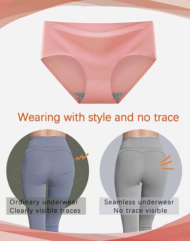 Finihen Teen Girls Underwear Seamless Big Girls Panties No Show Multipack. in Kuwait