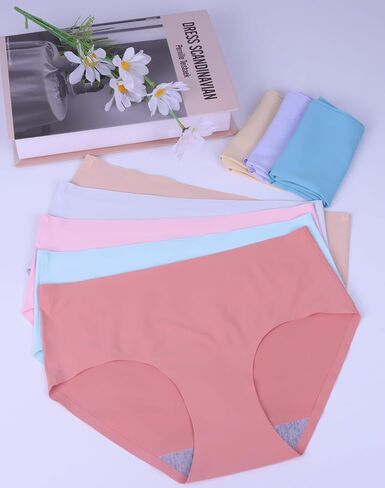 Finihen Teen Girls Underwear Seamless Big Girls Panties No Show Multipack. in Kuwait