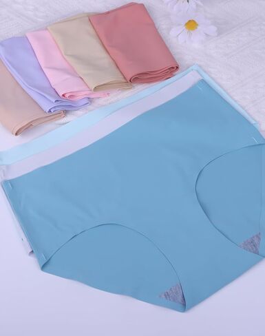 Finihen Teen Girls Underwear Seamless Big Girls Panties No Show Multipack. in Kuwait