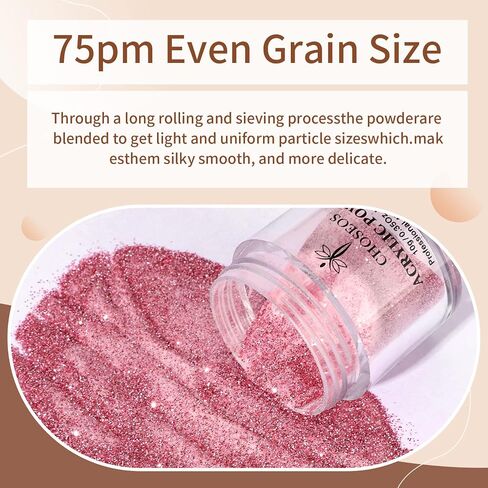 CHOSEOS 36 Colors Acrylic Crystal Powder Set to Achieve Salon Quality Nails At home, Perfect For Beginners And Professionals in Saudi Arabia
