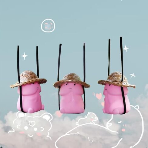 Car Accessories for Men Cool Gadge Ornament Dashboard Decorations Rearview Mirror Cute Women Interior Funny Aesthetic Hanging Swinging Charms Horror Pendant Man Christmas Halloween (Style C) in Kuwait