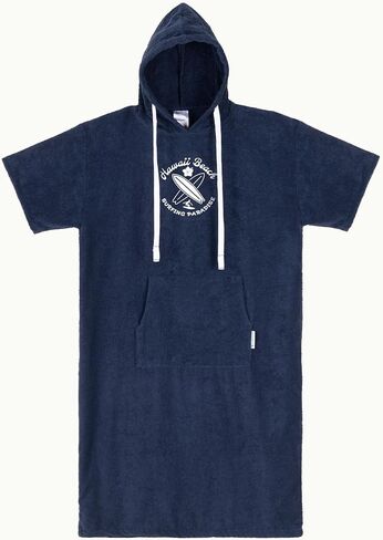 Unisex Changing Robe - Cotton Hooded Surf Poncho - Adult Beach Swimming Dry Robe - Cover Up Towel - Surfing Camp in Saudi Arabia