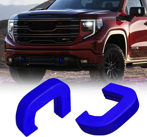أغلفة السحب لأغطية GMC Sierra 1500 2019-2024 ، غطاء عقبة أمامي 2PCS CAR. HAINGS TOW متوافقة مع GMC Sierra 1500 Accessories 2019-2024 in Kuwait