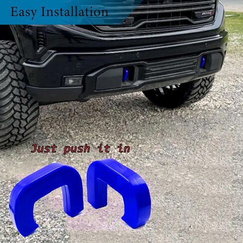 أغلفة السحب لأغطية GMC Sierra 1500 2019-2024 ، غطاء عقبة أمامي 2PCS CAR. HAINGS TOW متوافقة مع GMC Sierra 1500 Accessories 2019-2024 in Kuwait