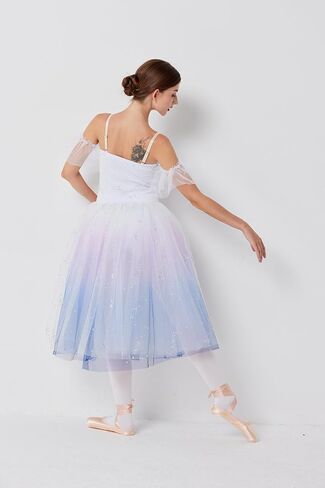 MTPLOP Girls Ballet Swan Dance Dress Adults Performance Long Tulle Dress Role Playing Halloween Costumes in Kuwait