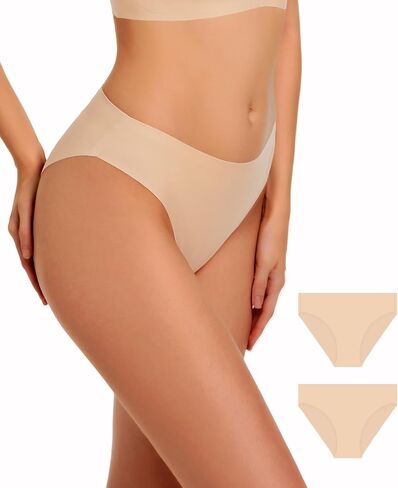 Womens Underwear,Seamless No Show Full Coverage Panties, Breathable Stretch Soft Hipster for Everyday Wear in Saudi Arabia