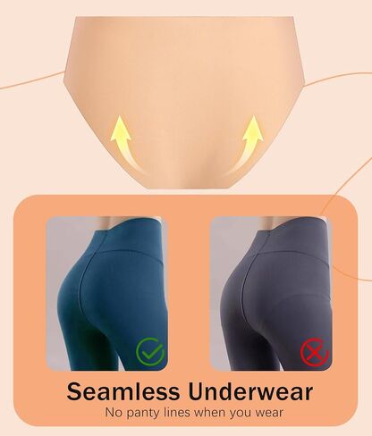 Womens Underwear,Seamless No Show Full Coverage Panties, Breathable Stretch Soft Hipster for Everyday Wear in Saudi Arabia