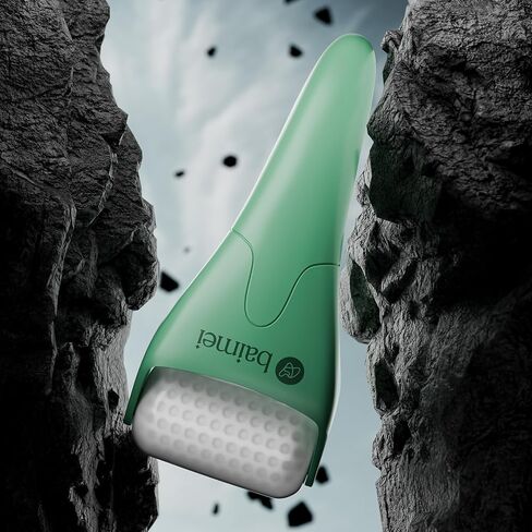 BAIMEI Ice Roller and Gua Sha Facial Tools, Ice Roller for face Reduces Puffiness Migraine Pain Relief-Green in Kuwait