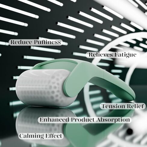 BAIMEI Ice Roller and Gua Sha Facial Tools, Ice Roller for face Reduces Puffiness Migraine Pain Relief-Green in Kuwait