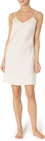 Amazon Essentials Women's Soft Satin Sleepwear Cami Slip Mini Nightgown in Saudi Arabia