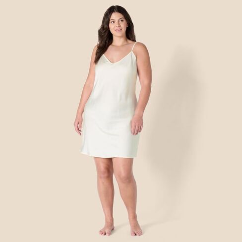 Amazon Essentials Women's Soft Satin Sleepwear Cami Slip Mini Nightgown in Saudi Arabia