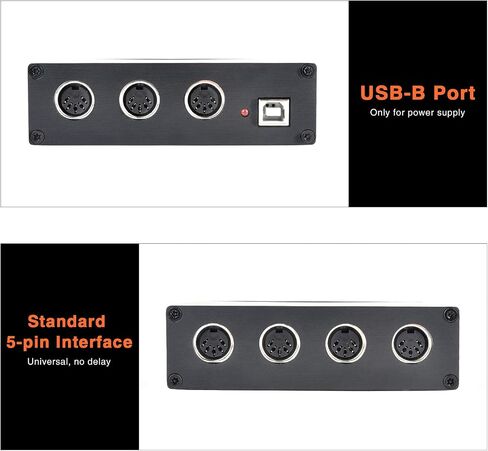 صندوق مضيف CAMOLA USB MIDI عالي السرعة USB لتحويل MIDI واجهة MIDI (UMH-21) in Kuwait
