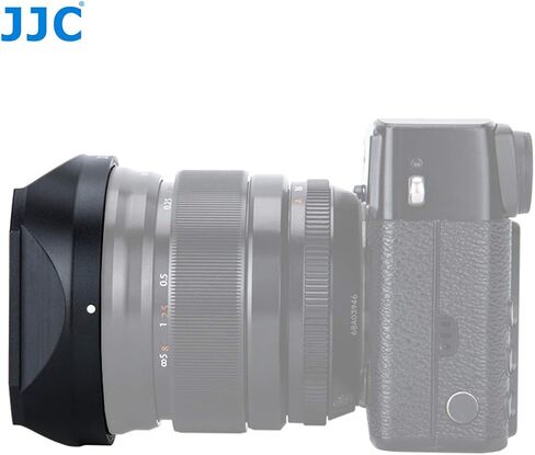 JJC Metal Bayonet Lens Hood for Fujinon XF16mmF2.8 R WR Lens, Fujinon XF 16mm F2.8 R WR Lens Hood, Fuji XF 16mm 2.8 Lens Hood, Compatible with FUJIFILM XF 16mm f/2.8 R WR Lens, Slide Design Hood Cap in Saudi Arabia