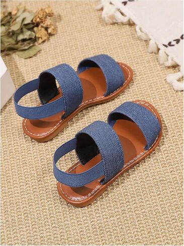 Verdusa Girl's Braided Woven Leather Sandals Ankle Strap Open Toe Flat Sandals in Saudi Arabia