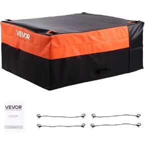 VEVOR Truck Bed Cargo Bag, Waterproof 840D PVC, 51.18 x 40.16 x 21.85 in (26 Cubic Feet), Heavy Duty Cargo Bag for Truck Bed with 4 Bungee Cords with Hooks, Fits a Variety of SUV and Pickup Trucks