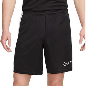 Nike Dri-FIT Academy Men's Knit Soccer Shorts (US, Alpha, Medium, Regular, Regular, Black/White/Black/White)