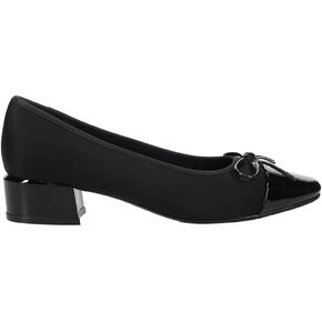 VANELi Womens Alesya Round Toe Block Pumps Dress Casual Low Heel 1-2" - Black
