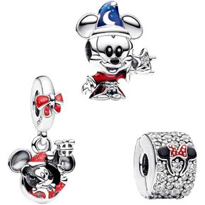 925 Sterling Silver Bracelet Charm Necklace Bead Pendant, Suitable For Women'S Bracelet Necklace, Love, Card Cute Animal Charm, Family And Friends Birthday Gifts, Graduation Jewelry