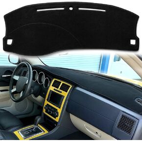 Dash Cover Custom fit for Dodge Charger/Magnum 2005 2006 2007 with Light Sensor Dashboard Cover Dashcover Dash Mat Protector Carpet Pad Accessories