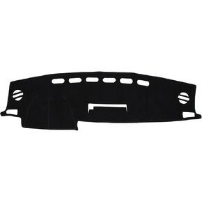 Applianpar Black Dashmat Cover Cover Protector Sunshield Carpet to Toyota RAV4 2013-2018