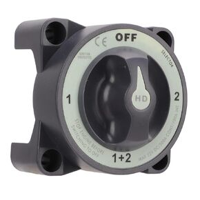 500A Battery Selector Switch, Waterproof Heavy Duty 4 Position Marine Battery Disconnect Switch with Ignition Protect, RV Isolator Shut Off for Boat Trailer