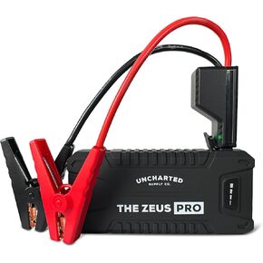 Uncharted Supply Co. Zeus Pro – 20,000mAh Portable Jump Starter & USB-C Power Bank with LED Flashlight