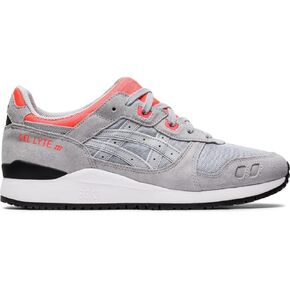 ASICS Men's Gel-Lyte III OG Shoes, 10, Piedmont Grey/Piedmont Grey/Pink
