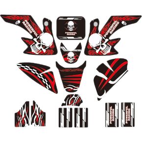 Bravedog Graphics Decals Stickers Kit لـ CRF50 PIT BIKE DE59