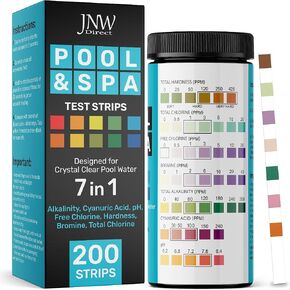 JNW Direct Water Hardness Test Strips - Quick and Accurate Water Softener Test Strips - Hard Water Test Strips with eBook - Ultimate Test Kit for Water Hardness - 150 Test Strips in Kuwait