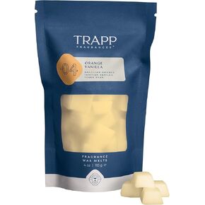 Trapp | No. 04 - Orange Vanilla | Scented Wax Home Fragrance Melts | 4 oz. Bag | Scent Notes of Brazilian Orange, Tahitian Vanilla, and Tonka Bean | Soy Wax Blend | Made in USA