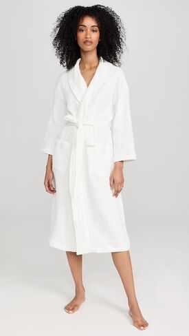 Barefoot Dreams Women's Muslin Cotton Spa Robe in Saudi Arabia