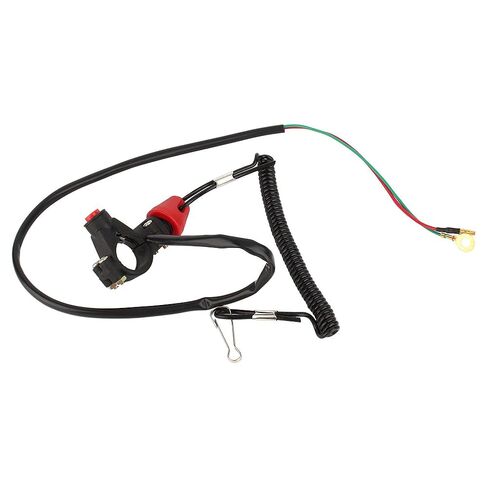 2 PCS حبل الحبل الثلج الثلج ، 12V 2-Wires ATV Kill Switch Tether Tether محرك القتل محرك مفتاح مقود حبل حبل in Kuwait