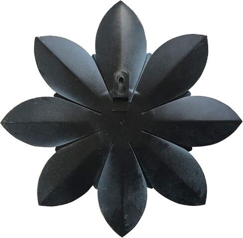 زهرة المعادن ديكور فن الجدار الفني ، 10 "ريفي حديث للزهور العتيقة ، جدار حديدي متسكع معلق ديكور المنزل لهجة الفنية لمكتب غرفة نوم المطبخ الداخلي في الهواء الطلق حديقة الفناء in Kuwait