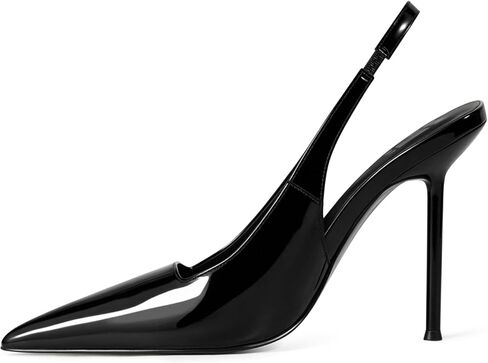VARECOLA Women's Slingback Stiletto Heels, Closed Toe Slip On Pumps High Heels for Party Evening Dress Shoes in Kuwait