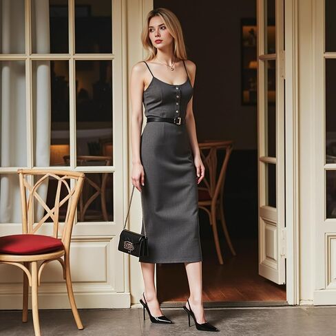 VARECOLA Women's Slingback Stiletto Heels, Closed Toe Slip On Pumps High Heels for Party Evening Dress Shoes in Kuwait