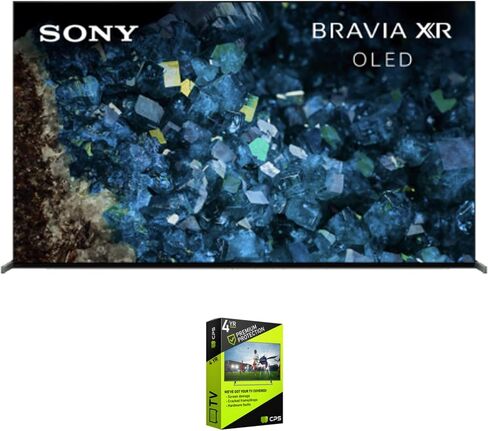 تلفزيون سوني XR65A80L BRAVIA XR 65 بوصة A80L OLED 4K HDR الذكي مع حزمة Google TV 2023 مع حزمة حماية محسنة CPS لمدة عامين in Saudi Arabia