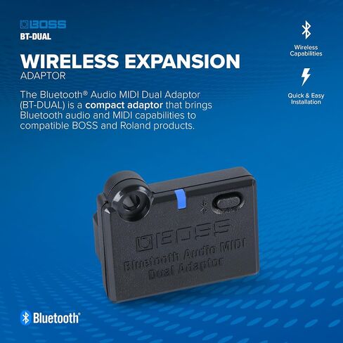 Boss BT-Dual Bluetooth Audio MIDI Dual Adapter in Saudi Arabia