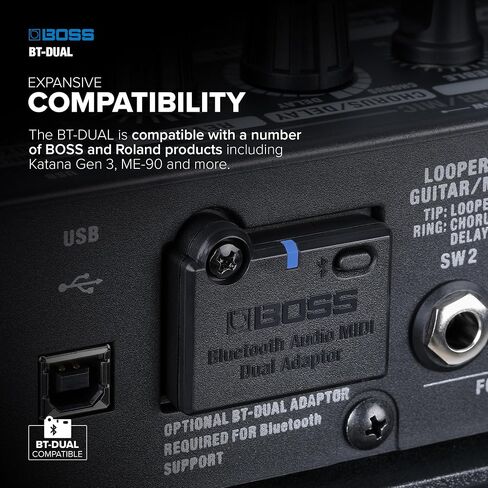 Boss BT-Dual Bluetooth Audio MIDI Dual Adapter in Saudi Arabia