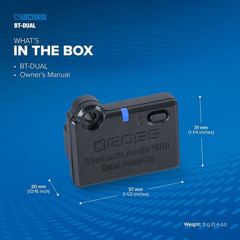 Boss BT-Dual Bluetooth Audio MIDI Dual Adapter in Saudi Arabia